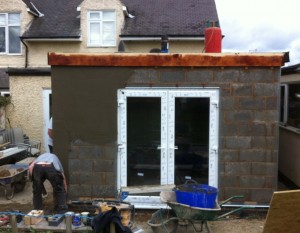 rendering at wigston extension, Leicester