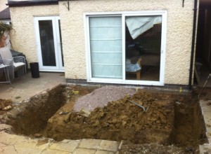 wigston extension - dig out